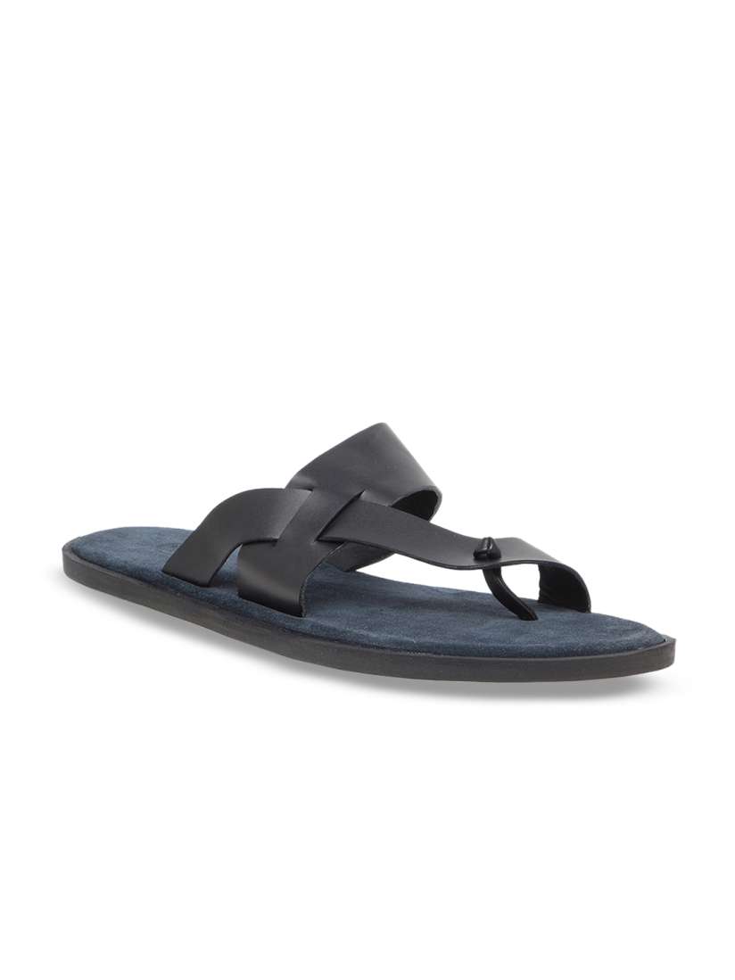 Buy WCFC Men Black Suede Leather Comfort Sandals Sandals for Men 2679712 Myntra