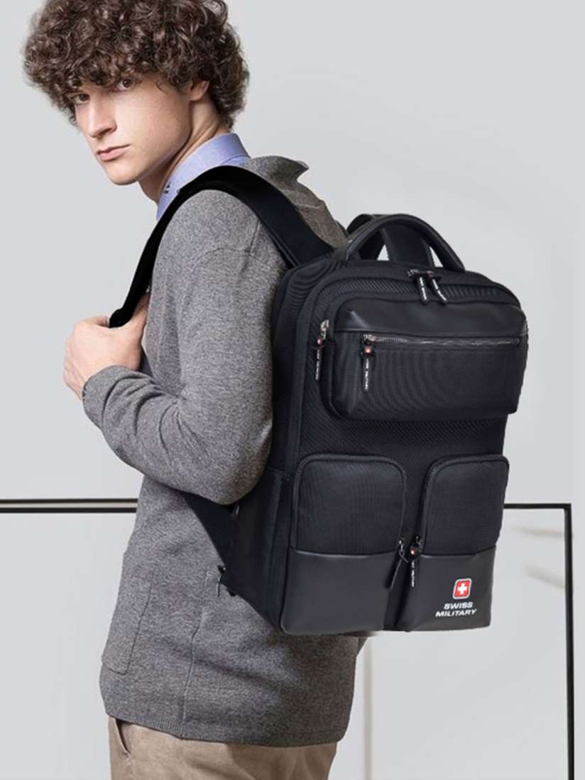 Buy SWISS MILITARY Unisex Laptop Backpack With Luggage Trolley Strap Backpacks for Unisex 26799622 Myntra