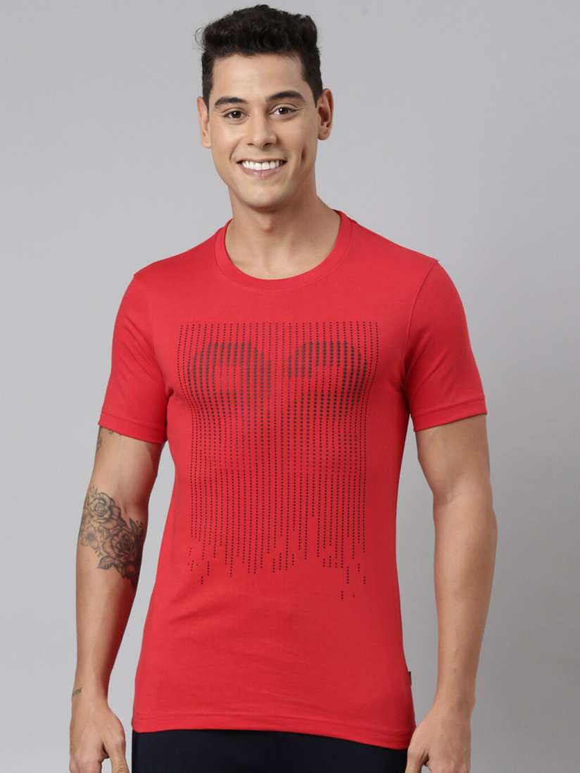 Buy DIXCY SCOTT Typography Printed Round Neck Cotton Tshirt Tshirts for Men 26805430 Myntra