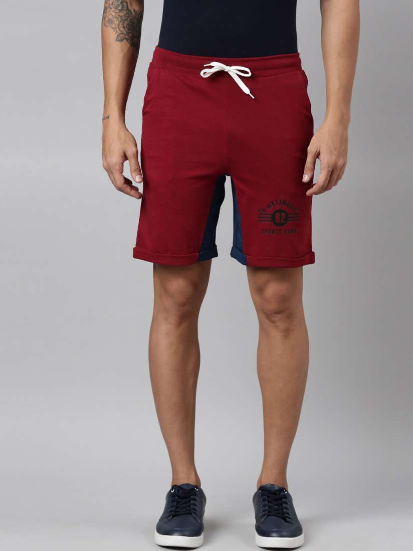 Buy DIXCY SCOTT Men Printed Drawstring High Rise Above the Knee with Side Pocket Shorts Shorts for Men 26816044 Myntra