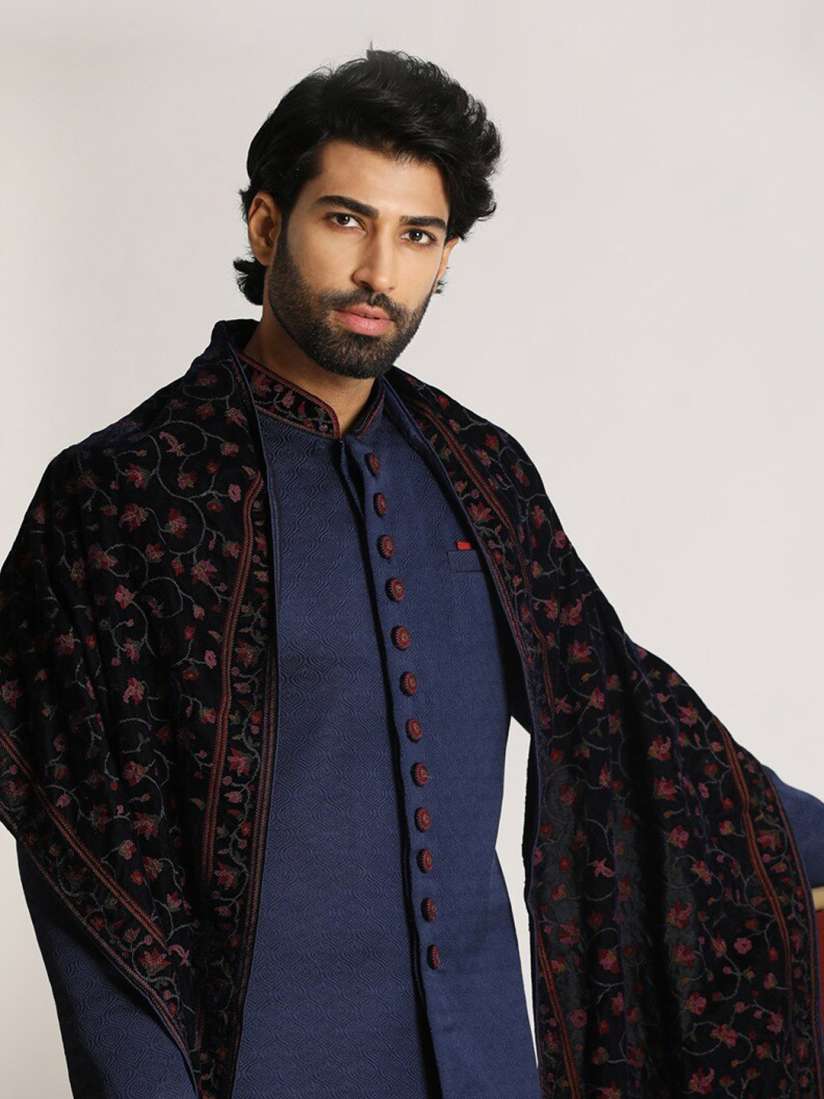 Buy Manyavar Self Design Indo Western Sherwani Set Sherwani for Men 26816958 Myntra