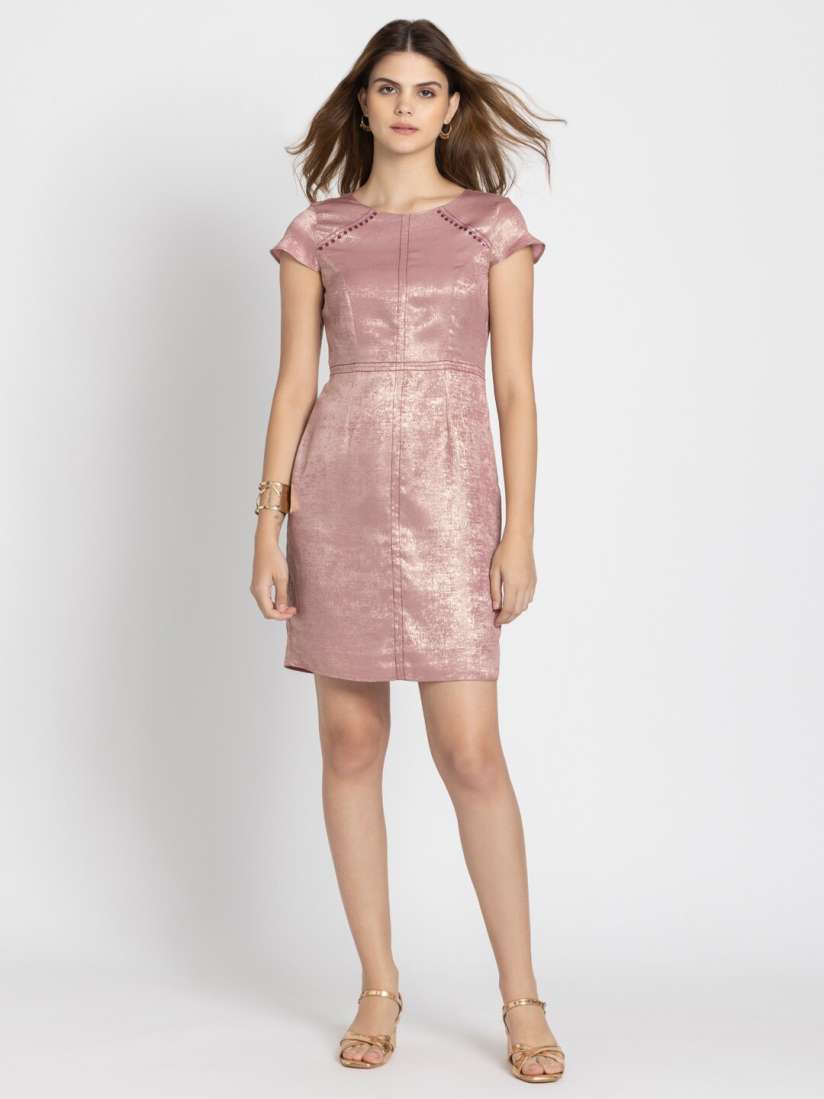 Buy SHAYE Embroidered Sheath Party Dress Dresses for Women 26817460 Myntra
