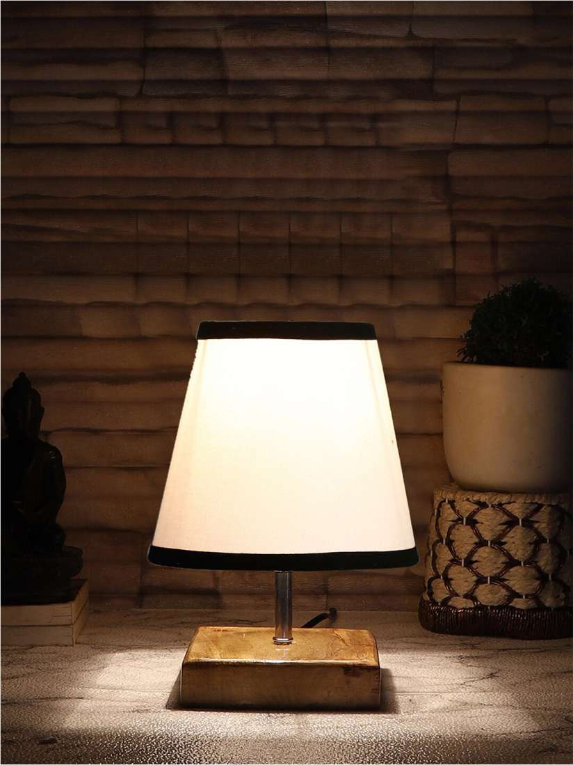 Buy Devansh White Black Frustum Table Lamp Table Lamps for Unisex 26832210 Myntra