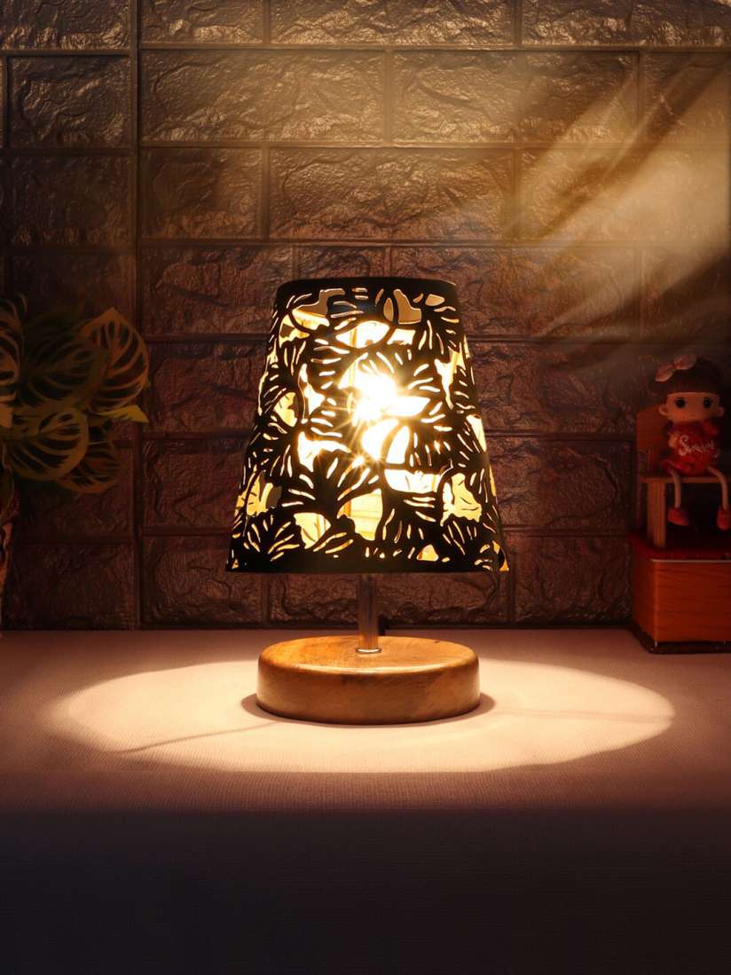 Buy Devansh Black Textured Table Lamp Table Lamps for Unisex 26832232 Myntra