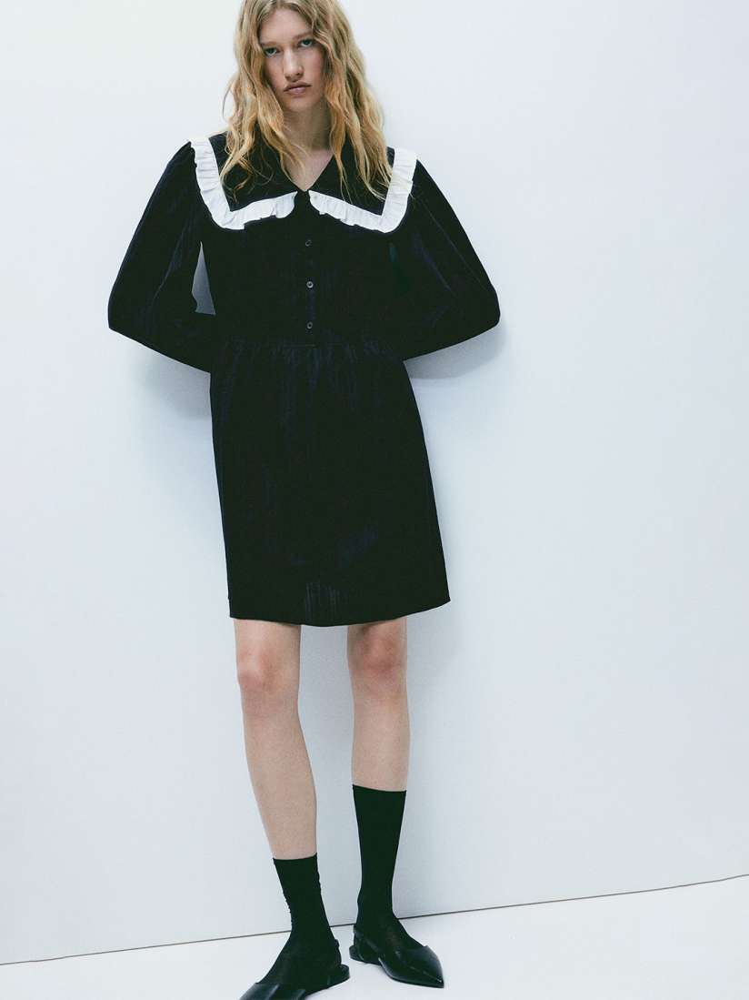 Peter pan collar dress h&m top