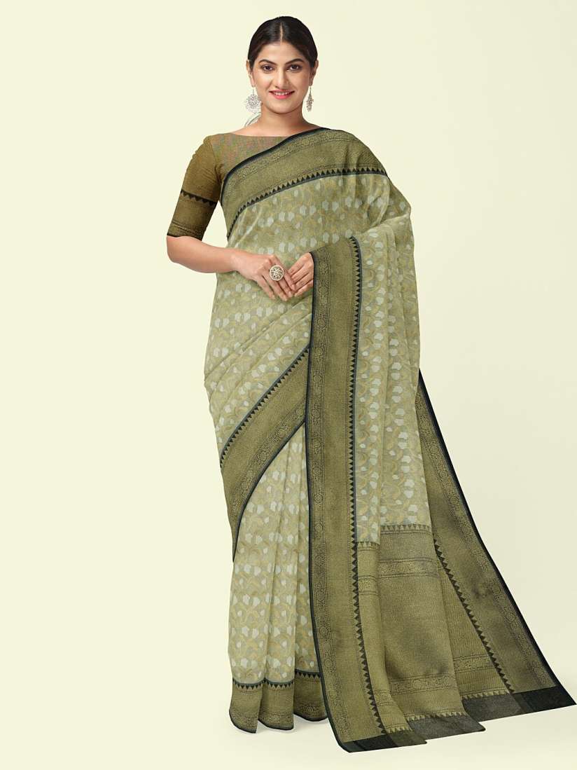 Myntra banarasi silk saree clearance