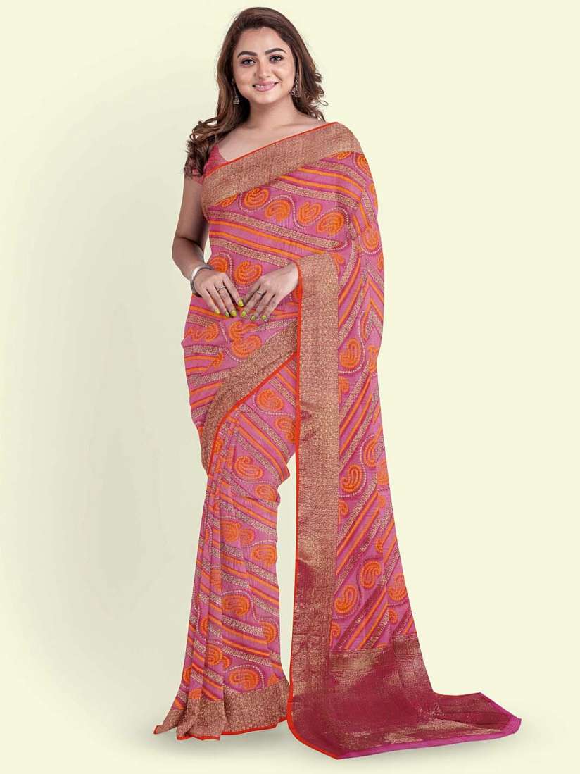 Buy PTIEPL Banarasi Silk Works Floral Zari Banarasi Saree Sarees for Women 26839398 Myntra
