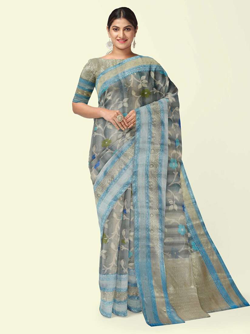 Myntra banarasi silk saree clearance
