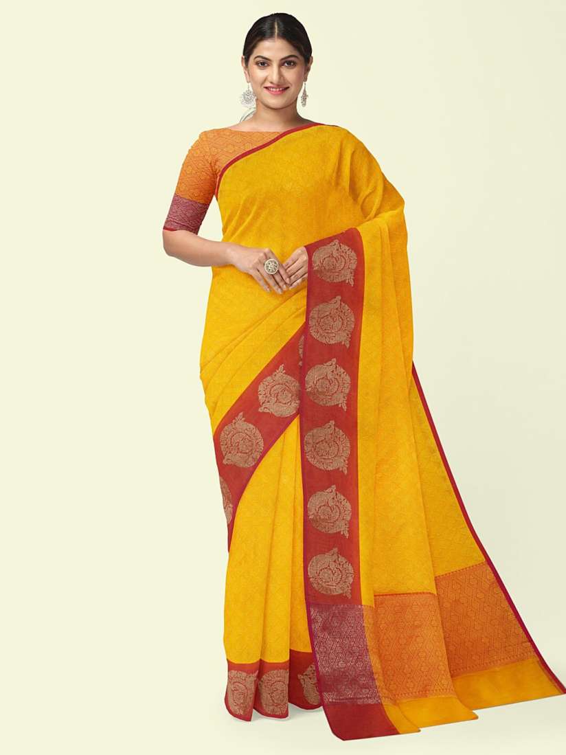 Buy PTIEPL Banarasi Silk Works Woven Design Zari Silk Blend Banarasi Saree Sarees for Women 26839554 Myntra