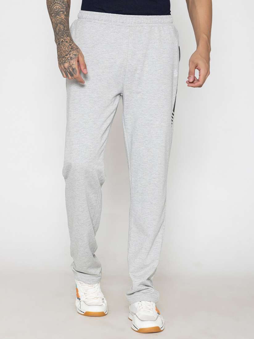 Buy Bonjour Men Printed detail Gym Cotton Track Pants Track Pants for Men 26842374 Myntra
