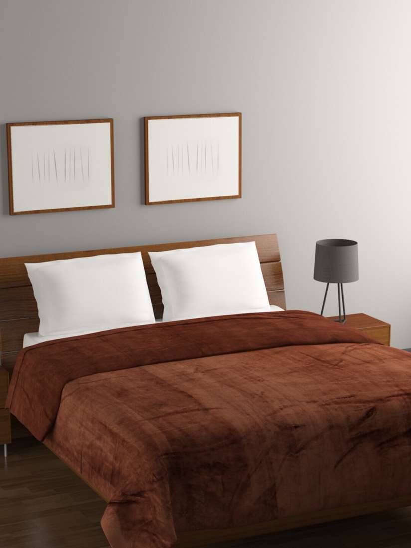 Buy BOMBAY DYEING Brown Mild Winter 300 GSM Double Bed Blanket Blankets Quilts and Dohars for Unisex 26842908 Myntra