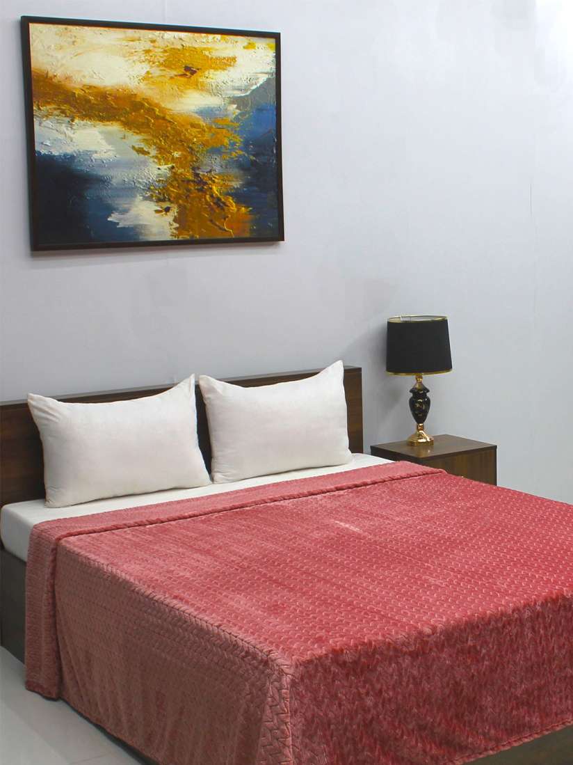 Buy BOMBAY DYEING Fidilis Pink White Floral AC Room 290 GSM Double Bed Blanket Blankets Quilts and Dohars for Unisex 26849852 Myntra