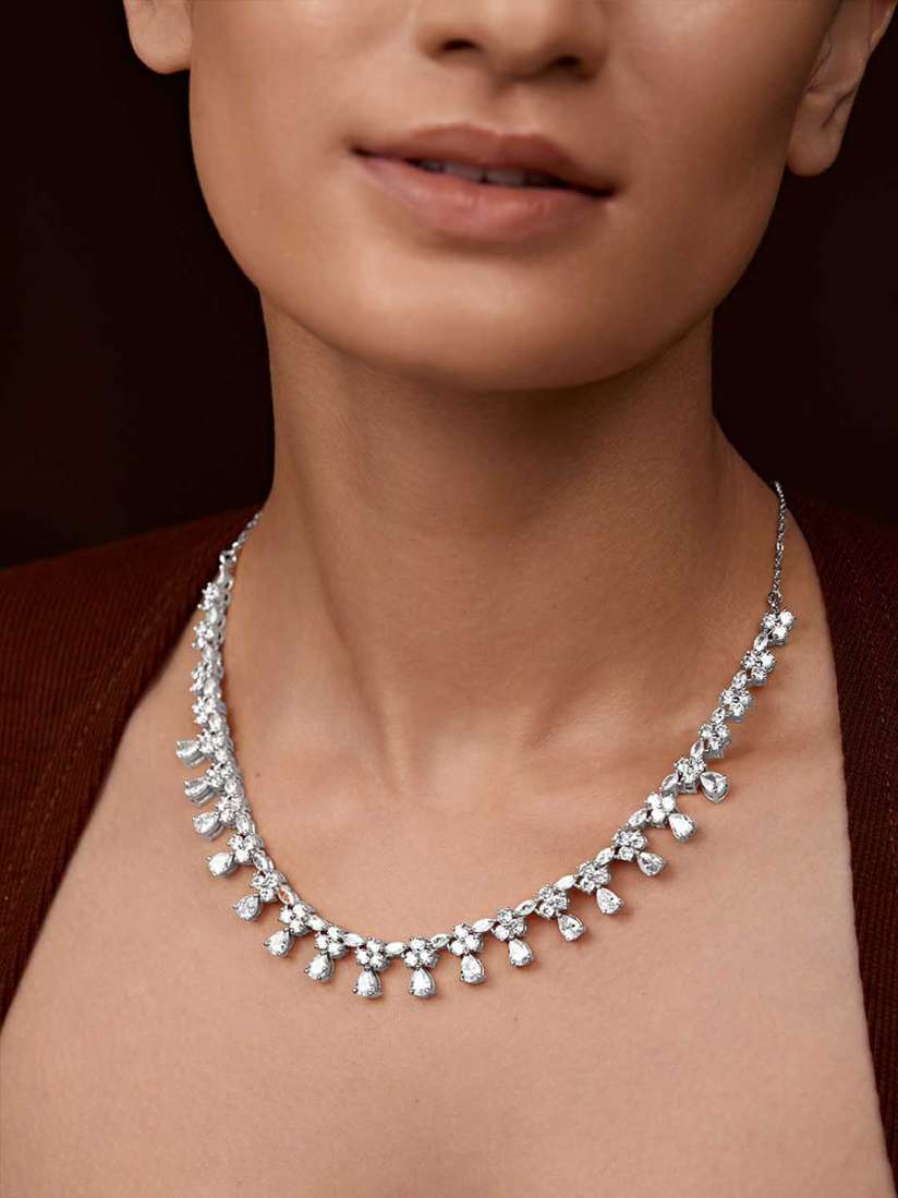 Necklace on myntra on sale