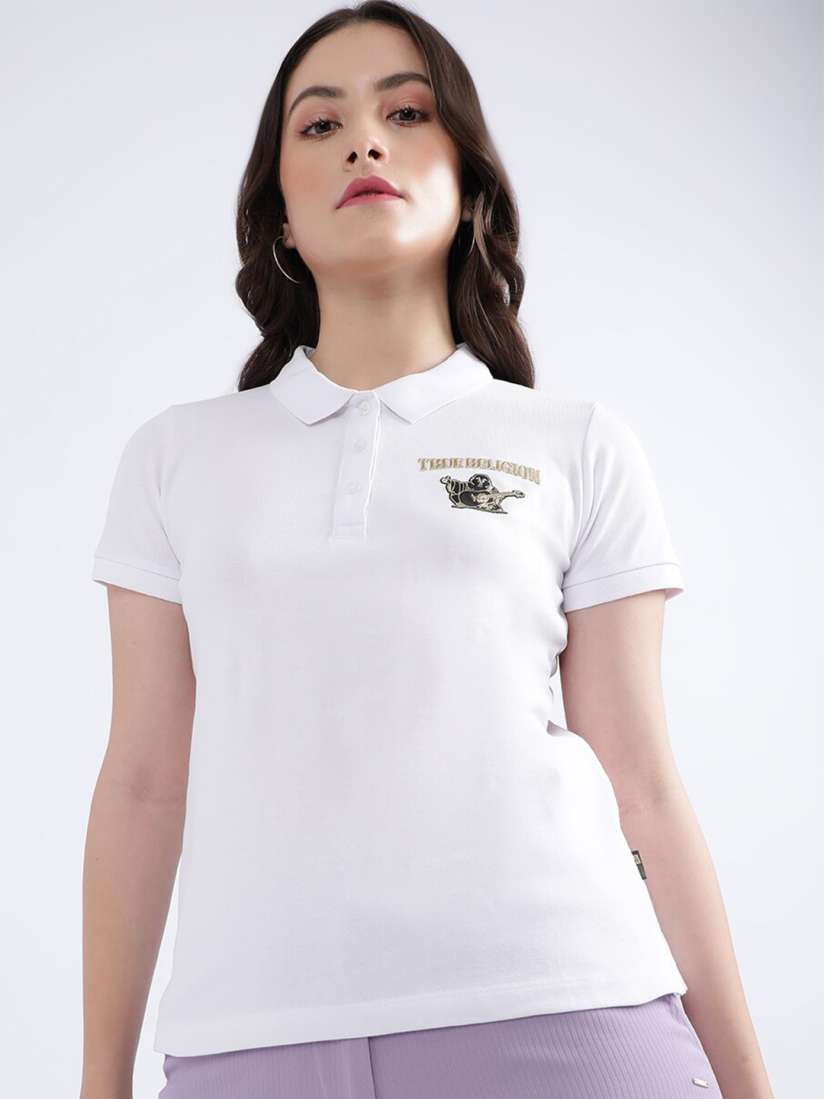 Religion polo shirt top