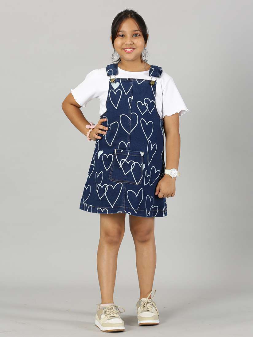 Dungaree dress myntra shop