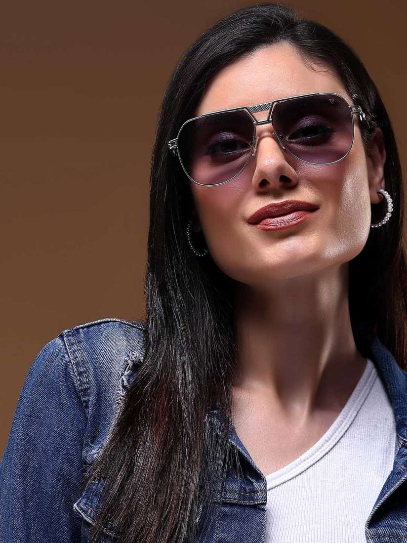 Buy Voyage Unisex Aviator Sunglasses with UV Protected Lens B80797MG5205 Sunglasses for Unisex 26883116 Myntra