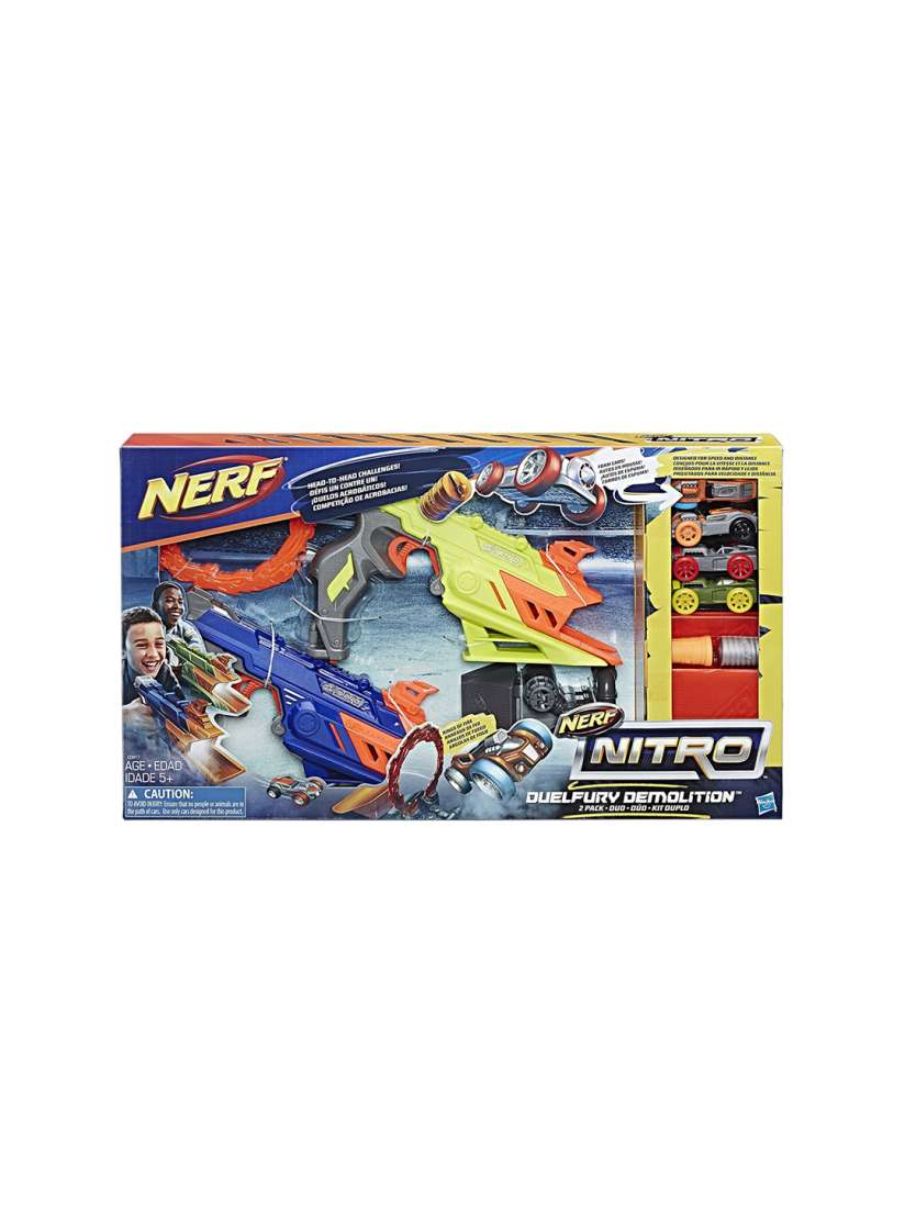 Buy Hasbro Multicoloured Nerf Nitro Duelfury Demolition Kit Activity Toys and Games for Unisex Kids 2689181 Myntra