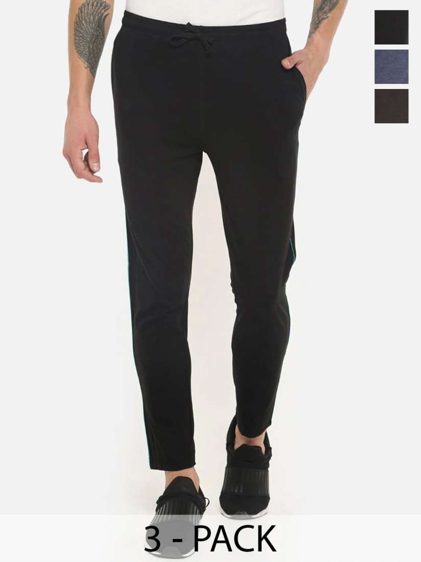Buy Dollar Men Pack Of 3 Cotton Track Pants Track Pants for Men 26895996 Myntra