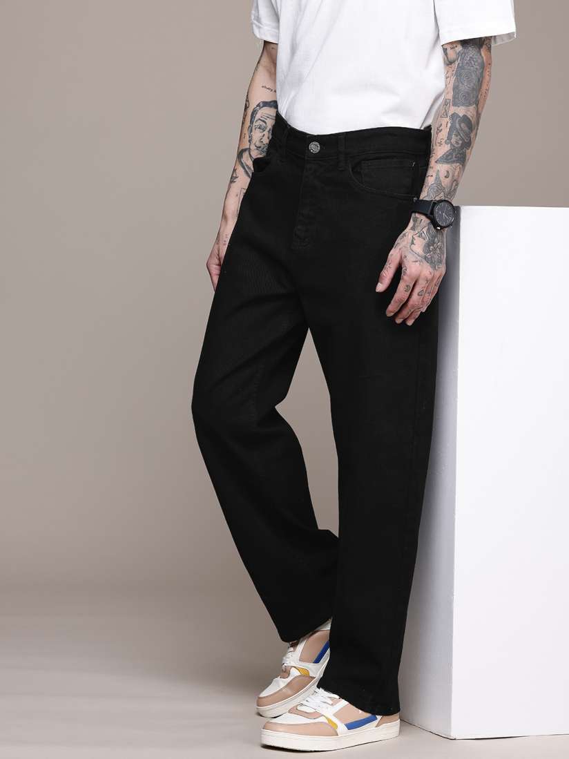 Buy WROGN Men Loose Fit Stretchable Jeans Jeans for Men 26898490 Myntra