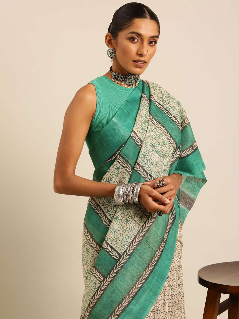Myntra handloom saree deals