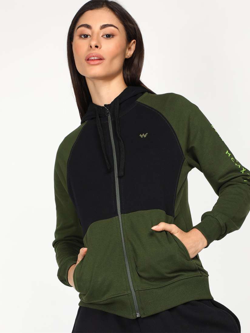 Buy Wildcraft Detachable Hood Front Open Sweatshirt Sweatshirts for Women 26914950 Myntra