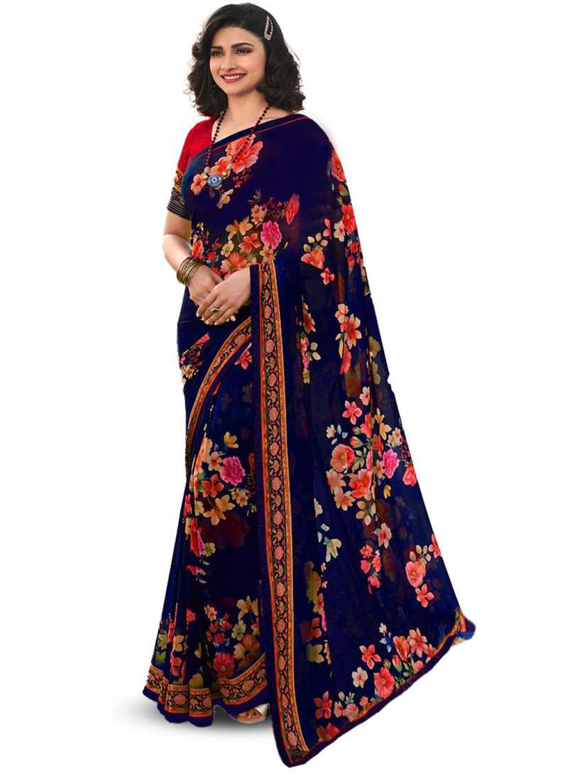 Myntra printed sarees sales