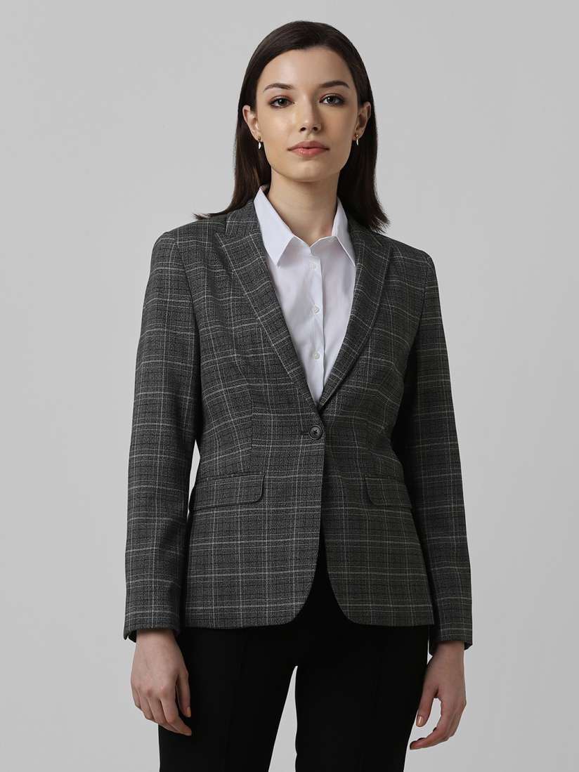Buy Van Heusen Woman Single Breasted Blazer Blazers for Women 26930698 Myntra
