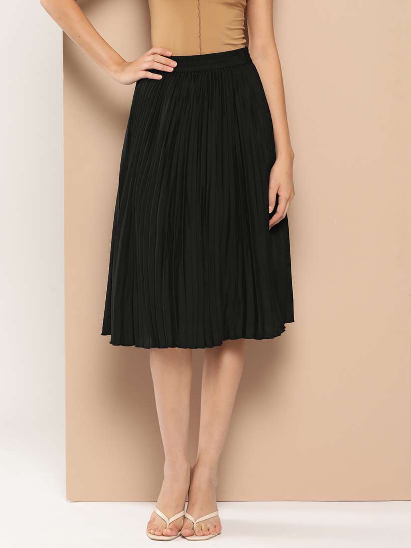 Flared skirts online myntra clearance