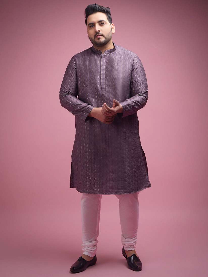 Buy Sztori Plus Size Ethnic Motifs Embroidered Regular Sequinned Kurta with Churidar Kurta Sets for Men 26957322 Myntra