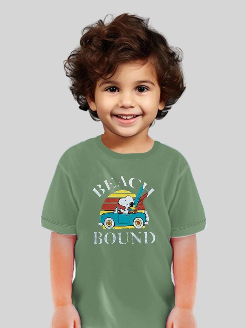 Buy Minute Mirth Boys Peanuts Printed Round Neck Cotton T shirt Tshirts for Boys 26969344 Myntra