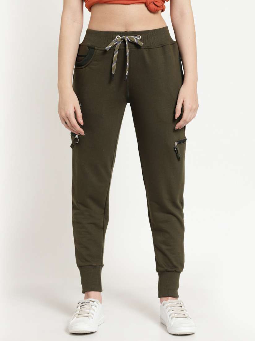 Buy UZARUS Women Mid Rise Cotton Joggers Track Pants for Women 26973884 Myntra