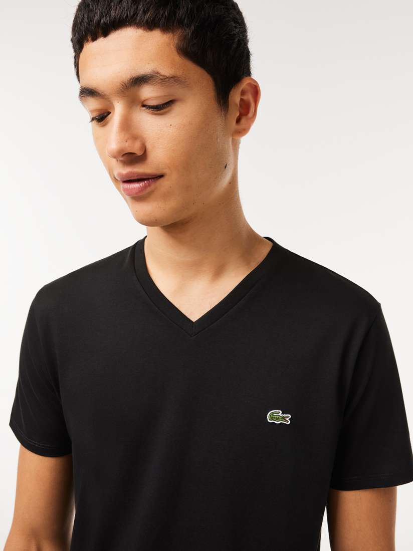Lacoste t shirt v neck on sale