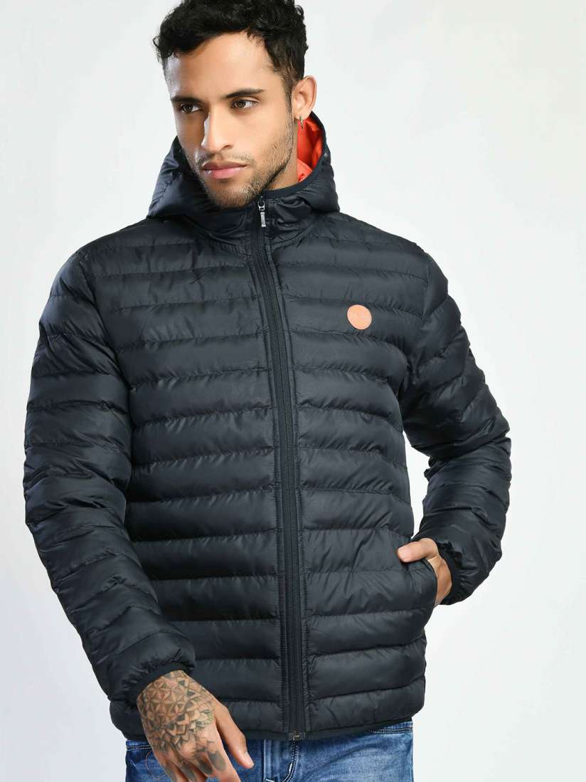 Buy SQUIREHOOD Hooded Puffer Jacket Jackets for Men 26981430 Myntra
