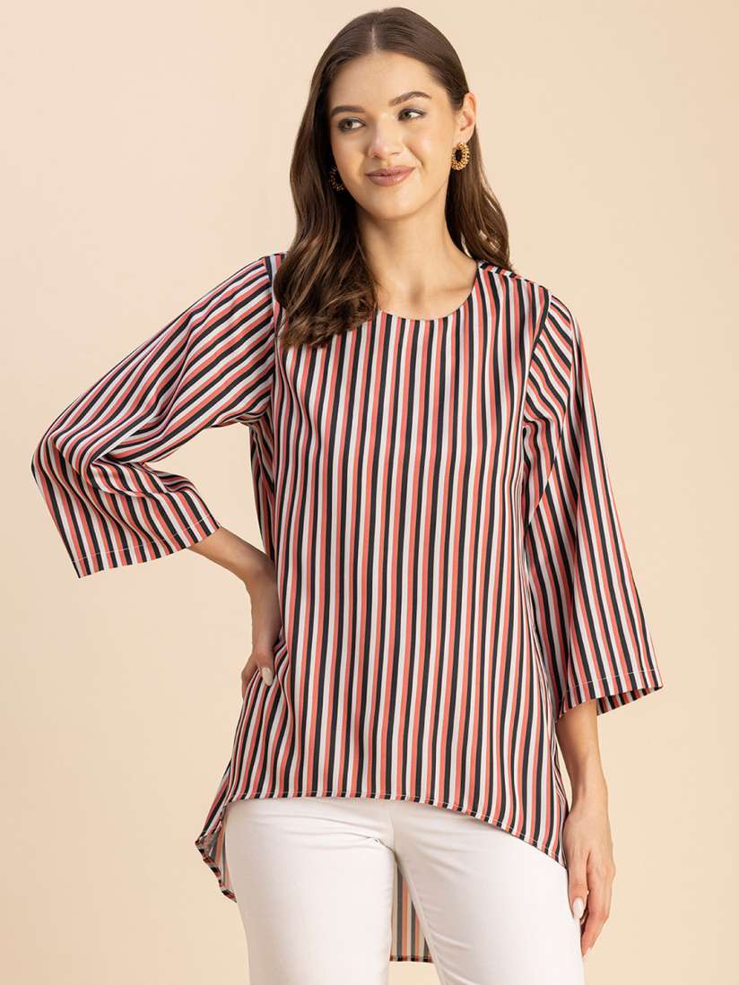 High low top myntra top