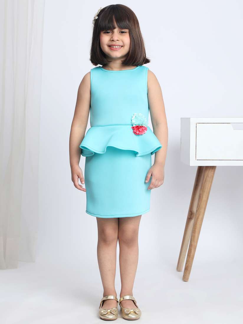 Sleeveless peplum dress on sale