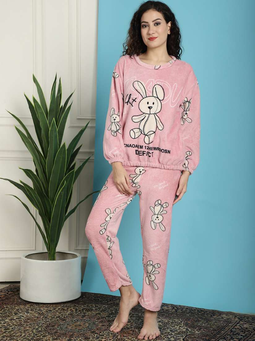 Bunny night suit clearance