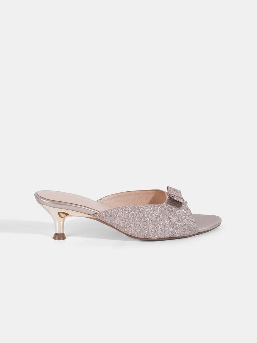Lemon kitten heels top