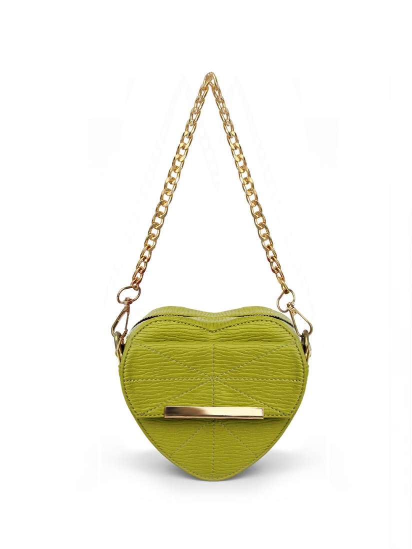 Heart shaped sling bag best sale