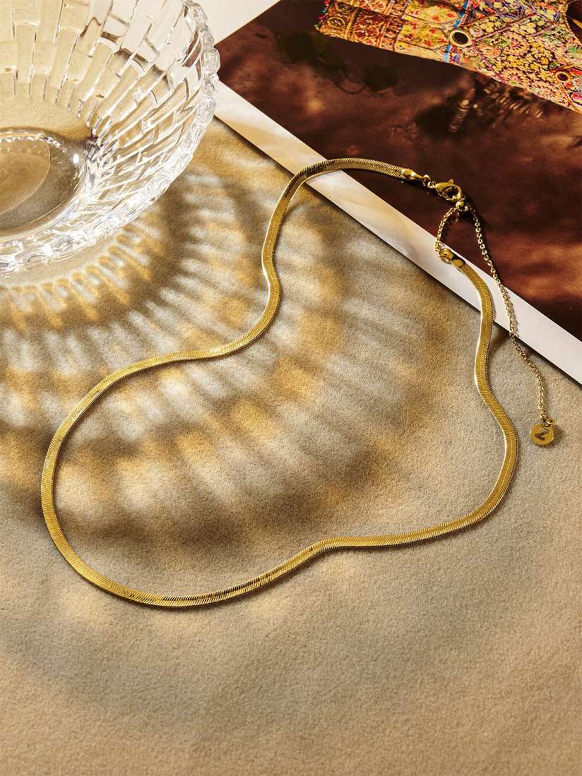Buy Accessorize London 14K Gold Plated Z Omega Necklace Necklace and Chains for Women 27012238 Myntra