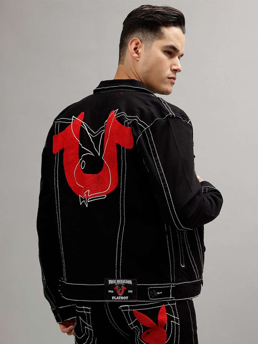 True religion jean jacket red best sale