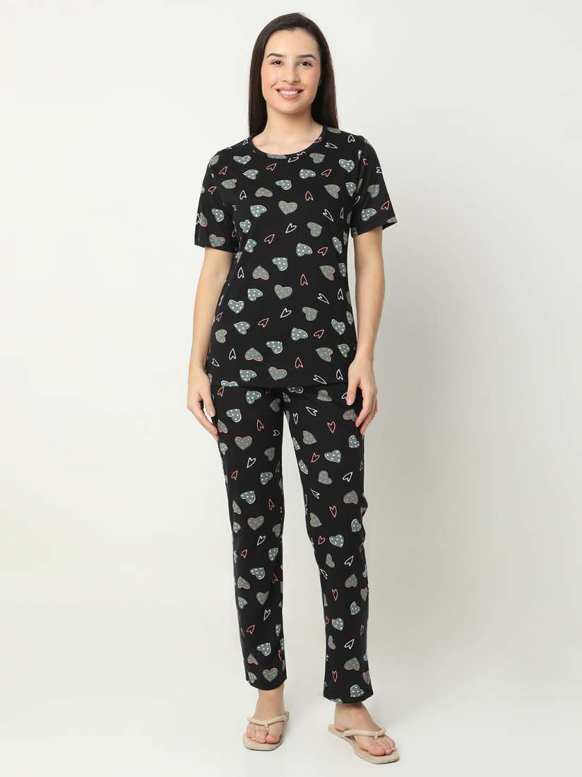 Night pants for womens myntra on sale