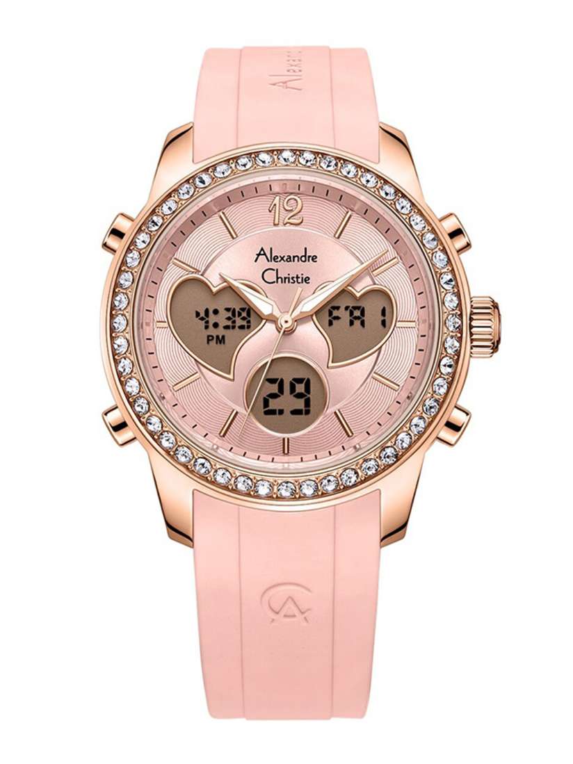 Buy Alexandre Christie Women Bracelet Style Straps Analogue and Digital Watch 9399LHRRGPN Watches for Women 27017880 Myntra