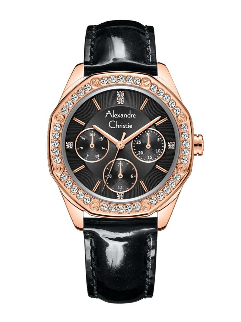 Buy Alexandre Christie Women Embellished Leather Analogue Watch 2B17BFLRGBA Watches for Women 27017904 Myntra