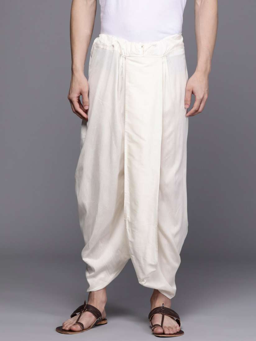 Buy Manyavar Men Ankle Length Dhoti Pants Dhotis for Men 27027730 Myntra
