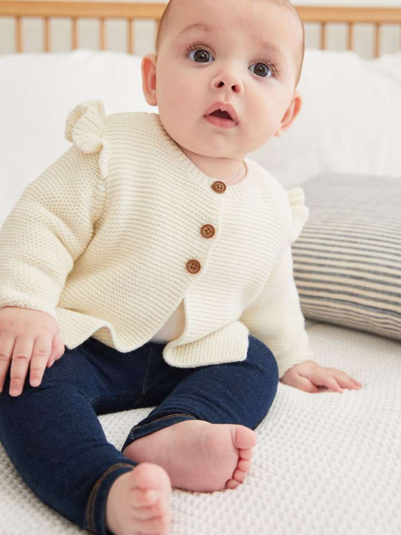 Next baby white cardigan top