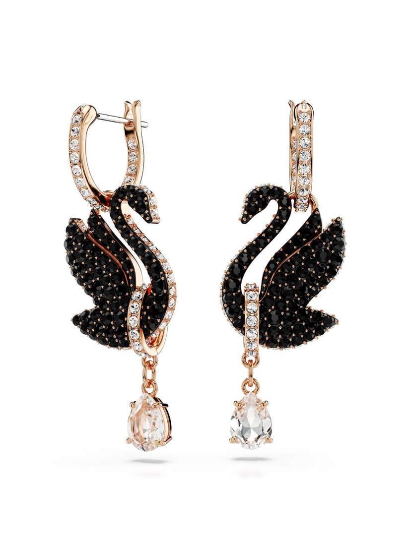 Buy SWAROVSKI SWAN PE RC06 ROS Earrings for Women 27035430 Myntra
