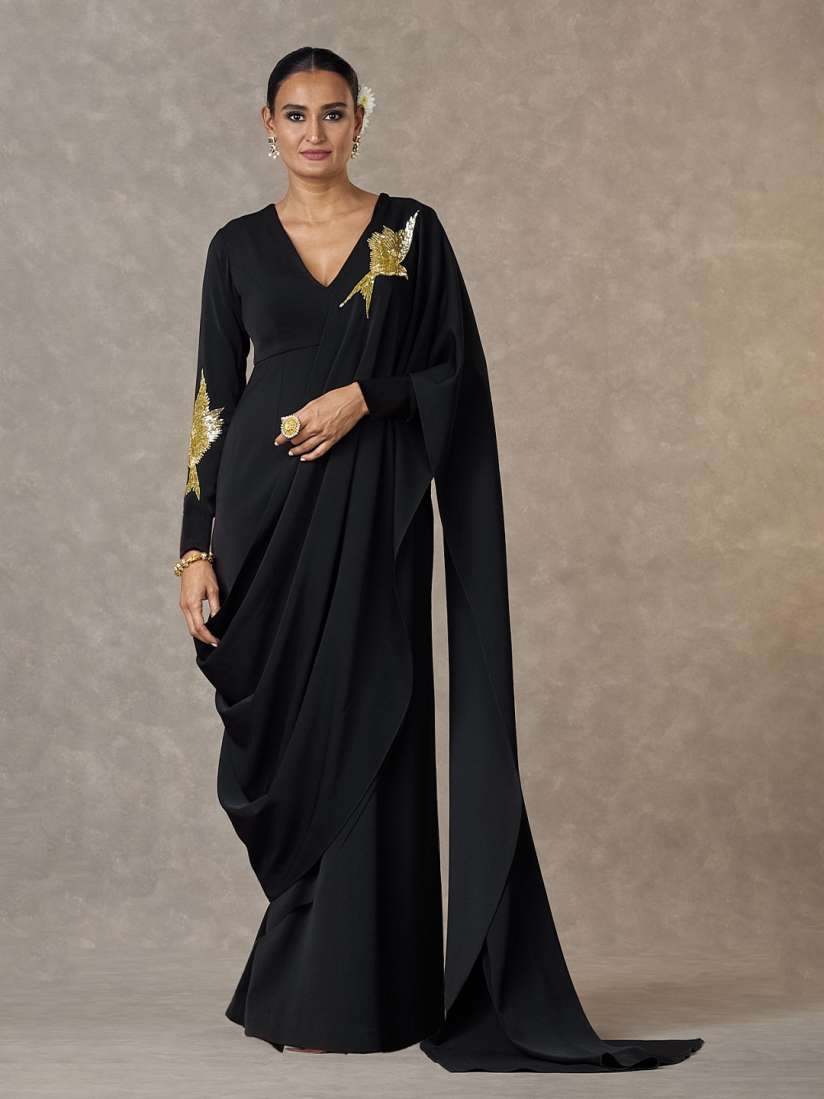 Buy Masaba Son Chidiya Pure Crepe Saree Gown Sarees for Women 27038820 Myntra