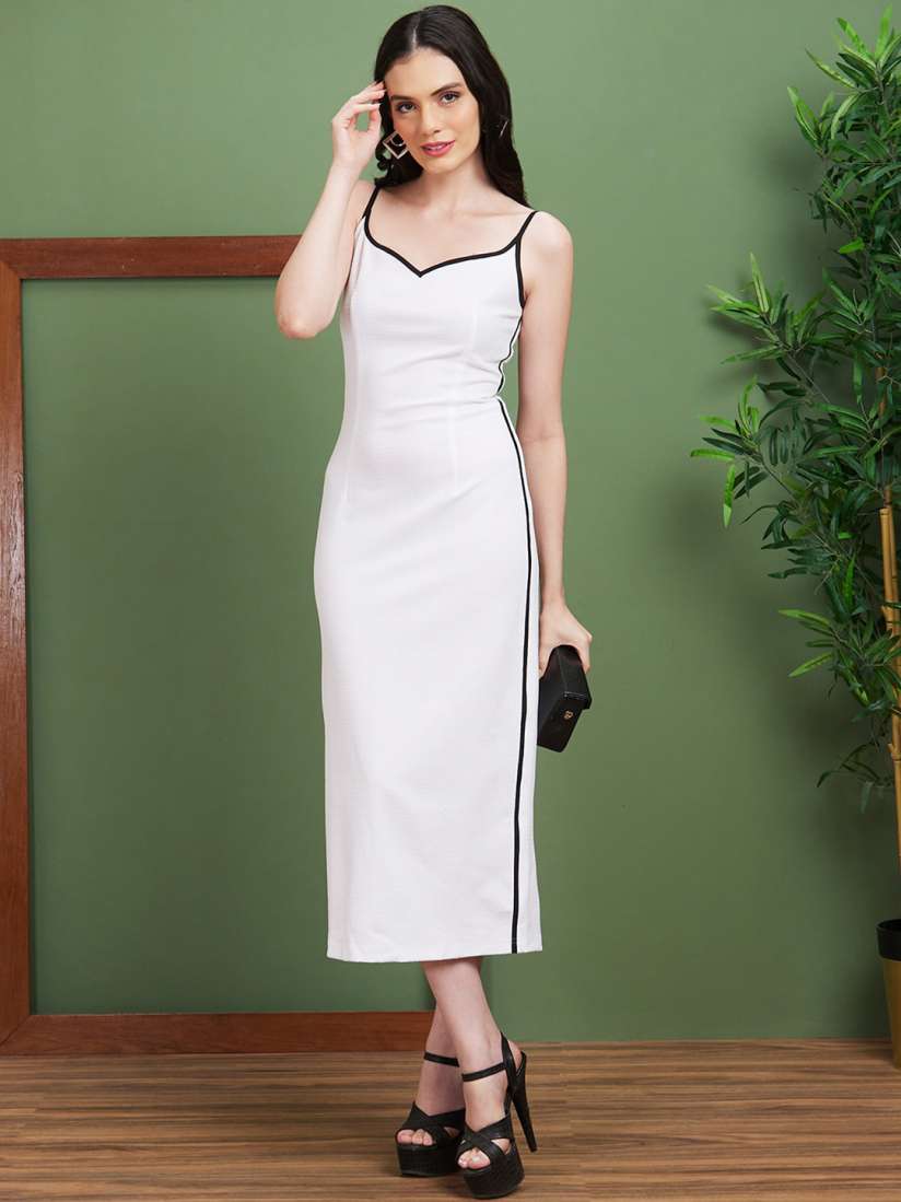 Myntra white dress hot sale