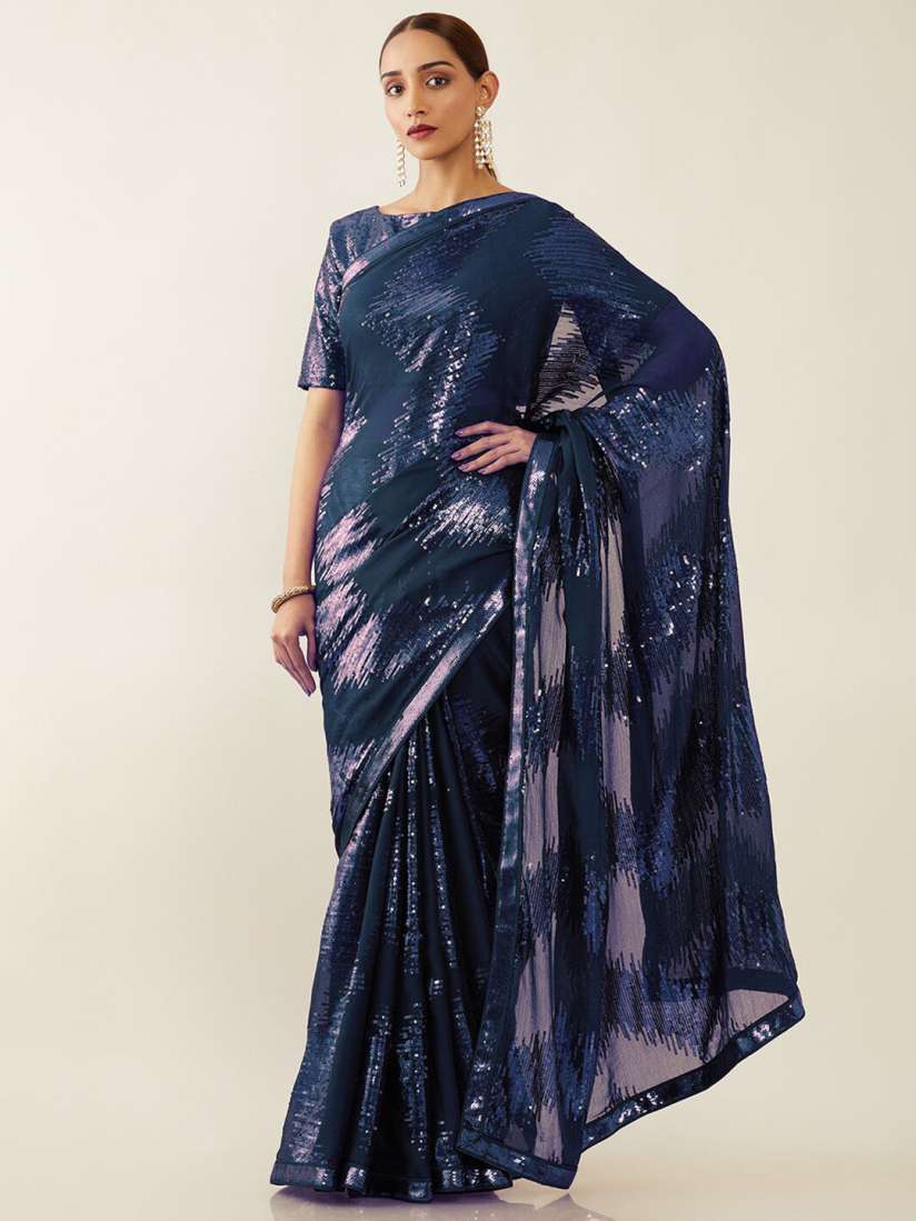 Myntra party wear sarees shop