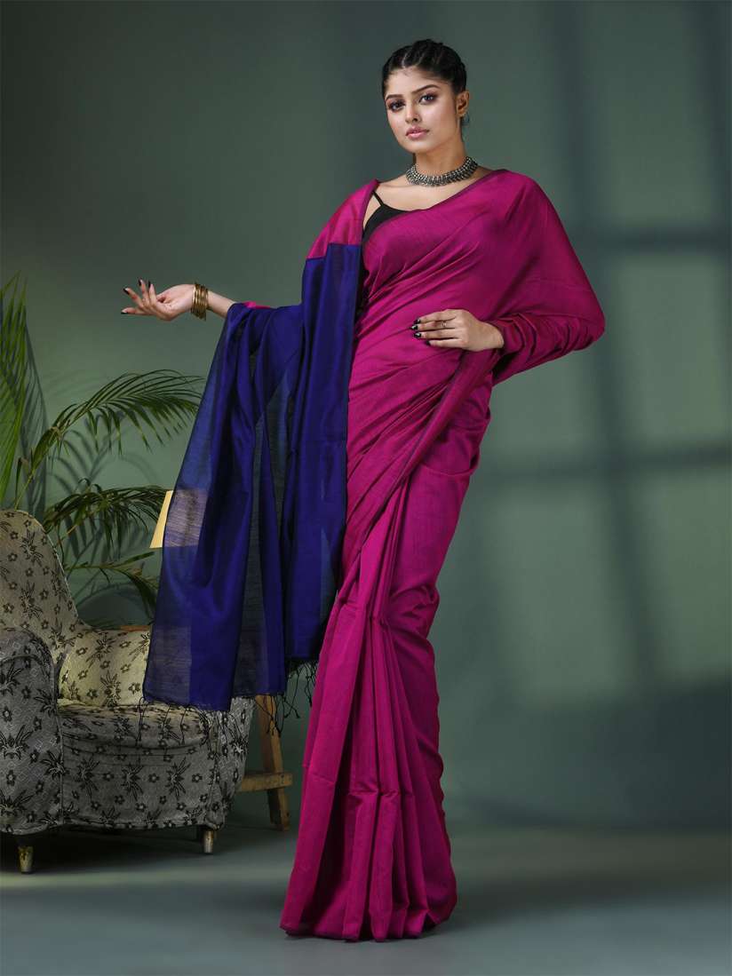 Buy Angoshobha Ethnic Plain Saree Sarees for Women 27060192 Myntra